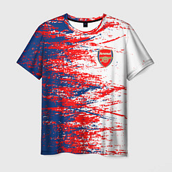Футболка мужская Arsenal fc арсенал фк texture, цвет: 3D-принт