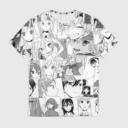 Футболка мужская Horimiya pattern, цвет: 3D-принт