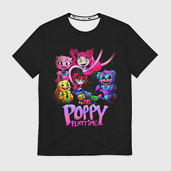 Футболка мужская POPPY PLAYTIME chapter 2 персонажи игры, цвет: 3D-принт