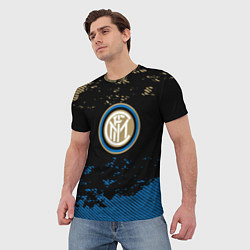 Футболка мужская Inter logo, цвет: 3D-принт — фото 2