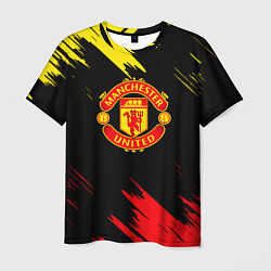 Футболка мужская Manchester united Texture, цвет: 3D-принт