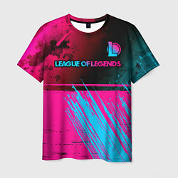 Футболка мужская League of Legends Neon Gradient, цвет: 3D-принт