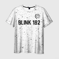 Футболка мужская Blink 182 Glitch на светлом фоне, цвет: 3D-принт