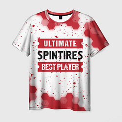 Футболка мужская Spintires: красные таблички Best Player и Ultimate, цвет: 3D-принт
