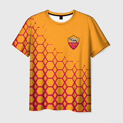 Футболка мужская Рома соты, цвет: 3D-принт
