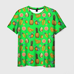 Футболка мужская FAVORITE EXOTIC FRUITS, цвет: 3D-принт