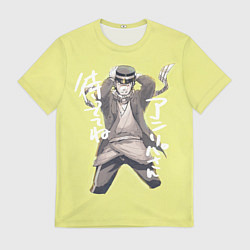 Футболка мужская Саити арт Золотое божество, цвет: 3D-принт