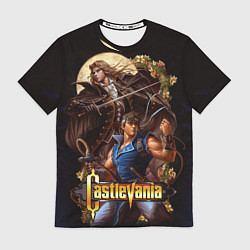 Футболка мужская Castlevania - Leon & Alucard, цвет: 3D-принт