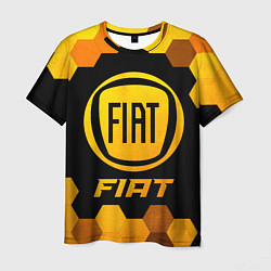 Футболка мужская Fiat - Gold Gradient, цвет: 3D-принт