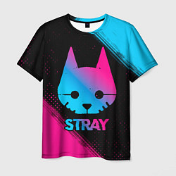 Футболка мужская Stray - Neon Gradient, цвет: 3D-принт