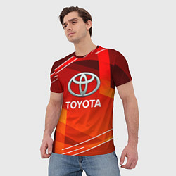 Футболка мужская Toyota Abstraction Sport, цвет: 3D-принт — фото 2