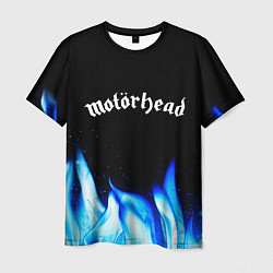 Футболка мужская Motorhead blue fire, цвет: 3D-принт