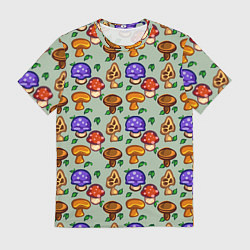 Футболка мужская Грибы Стардью, цвет: 3D-принт