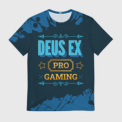 Футболка мужская Игра Deus Ex: pro gaming, цвет: 3D-принт