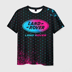 Футболка мужская Land Rover - neon gradient, цвет: 3D-принт
