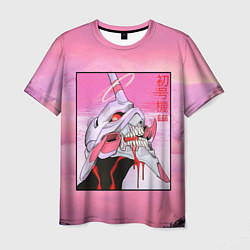 Футболка мужская EVANGELION PINK Берсерк mode, цвет: 3D-принт