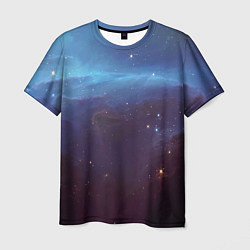 Мужская футболка Космический дым
