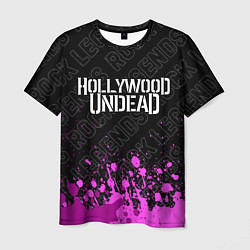 Футболка мужская Hollywood Undead rock legends: символ сверху, цвет: 3D-принт