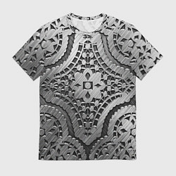 Футболка мужская Кружевная кольчуга, цвет: 3D-принт