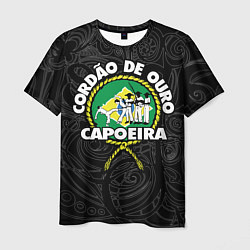 Футболка мужская Capoeira Cordao de ouro flag of Brazil, цвет: 3D-принт
