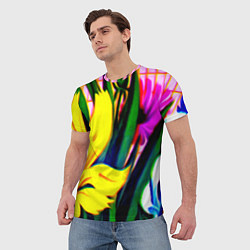 Футболка мужская Цветочный букет для женщин, цвет: 3D-принт — фото 2