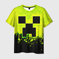 Футболка мужская Creeper neon, цвет: 3D-принт