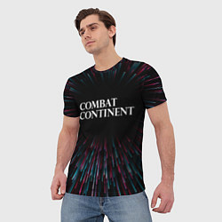 Футболка мужская Combat Continent infinity, цвет: 3D-принт — фото 2