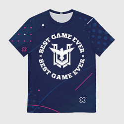 Футболка мужская Символ Free Fire и надпись best game ever, цвет: 3D-принт