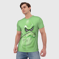Футболка мужская Plants vs Zombies Кабачок, цвет: 3D-принт — фото 2