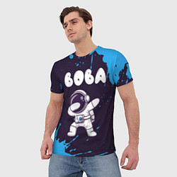 Футболка мужская Вова космонавт даб, цвет: 3D-принт — фото 2