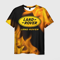 Футболка мужская Land Rover - gold gradient, цвет: 3D-принт