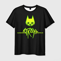 Футболка мужская Stray green neon, цвет: 3D-принт