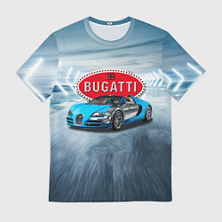 Футболка мужская Бугатти - мощь, престиж, мечта!, цвет: 3D-принт