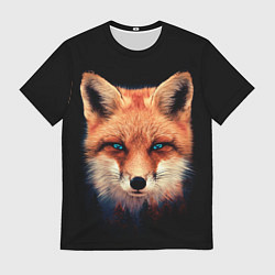 Футболка мужская Хитрый лис, цвет: 3D-принт