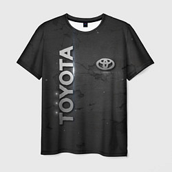 Футболка мужская Toyota cracks, цвет: 3D-принт
