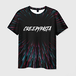 Футболка мужская CreepyPasta infinity, цвет: 3D-принт