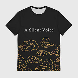 Футболка мужская A Silent Voice anime clouds, цвет: 3D-принт