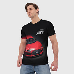 Футболка мужская Audi quattro ABT autotuning, цвет: 3D-принт — фото 2