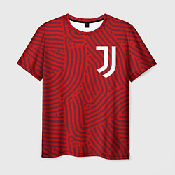 Футболка мужская Juventus отпечатки, цвет: 3D-принт