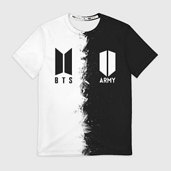 Футболка мужская BTS - Двойной цвет, цвет: 3D-принт