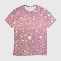 Футболка мужская Pink bubbles, цвет: 3D-принт