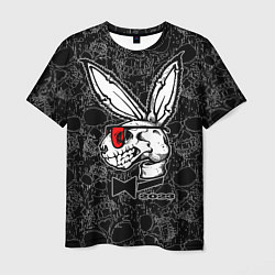 Футболка мужская Playboy Skull - Rabbit 2023, цвет: 3D-принт