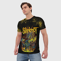 Футболка мужская Slipknot Yellow Monster, цвет: 3D-принт — фото 2