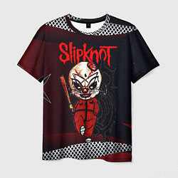Футболка мужская Slipknot бита, цвет: 3D-принт