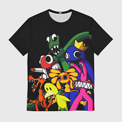 Футболка мужская Персонажи из радужных друзей, цвет: 3D-принт