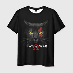 Футболка мужская Cat of war collab, цвет: 3D-принт