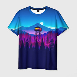 Футболка мужская Firewatch, цвет: 3D-принт