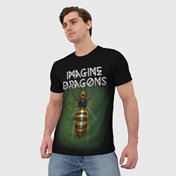 Футболка мужская Imagine Dragons рок, цвет: 3D-принт — фото 2
