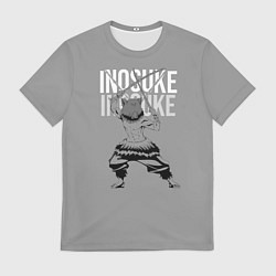 Футболка мужская Клинок рассекающий демонов Иноске, цвет: 3D-принт