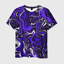 Футболка мужская Фиолетовая абстракция, цвет: 3D-принт